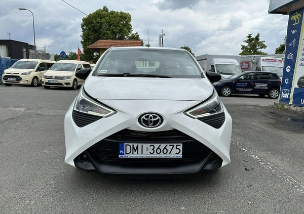 Toyota Aygo cena 38500 przebieg: 83400, rok produkcji 2020 z Syców małe 254